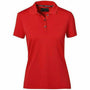 Porsche Design Ladies Polo -Red Polos Firebrick