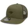 McLaren Racing NEW ERA 9FIFTY Snapback Cap - Dark Green Hats Dark Olive Green