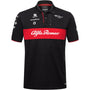 Alfa Romeo Racing F1 2023 Men's Team Polo Shirt - Black Polos Alfa Romeo