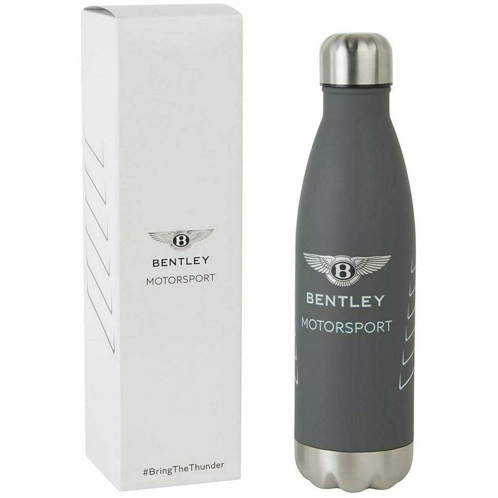 Bentley Motorsports Water Bottle Drinkware Light Gray