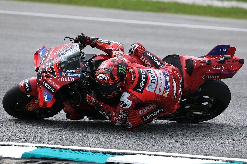 Francesco Bagnaia of Italy and Ducati Lenovo Team rides during Moto GP Qualifying at Sepang Circuit on October 25th, 2025 in Kuala Lumpur, Malaysia Photo by How Foo Yeen/Getty Images Editorial #2243142091