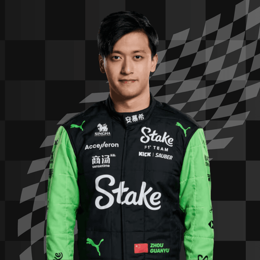 2024 Stake F1 Kick Sauber driver Zhou Guanyu official Merchandise F1 Shop at CMC Motorsports
