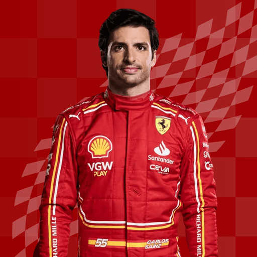 2024 Scuderia Ferrari driver Carlos Sainz Officially licensed merchandise F1 shop at CMC Motorsports