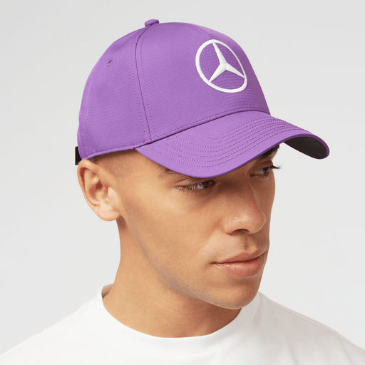 Lewis Hamilton licensed 2022 Mercedes Team Baseball Hat Purple at CMC Motorsports