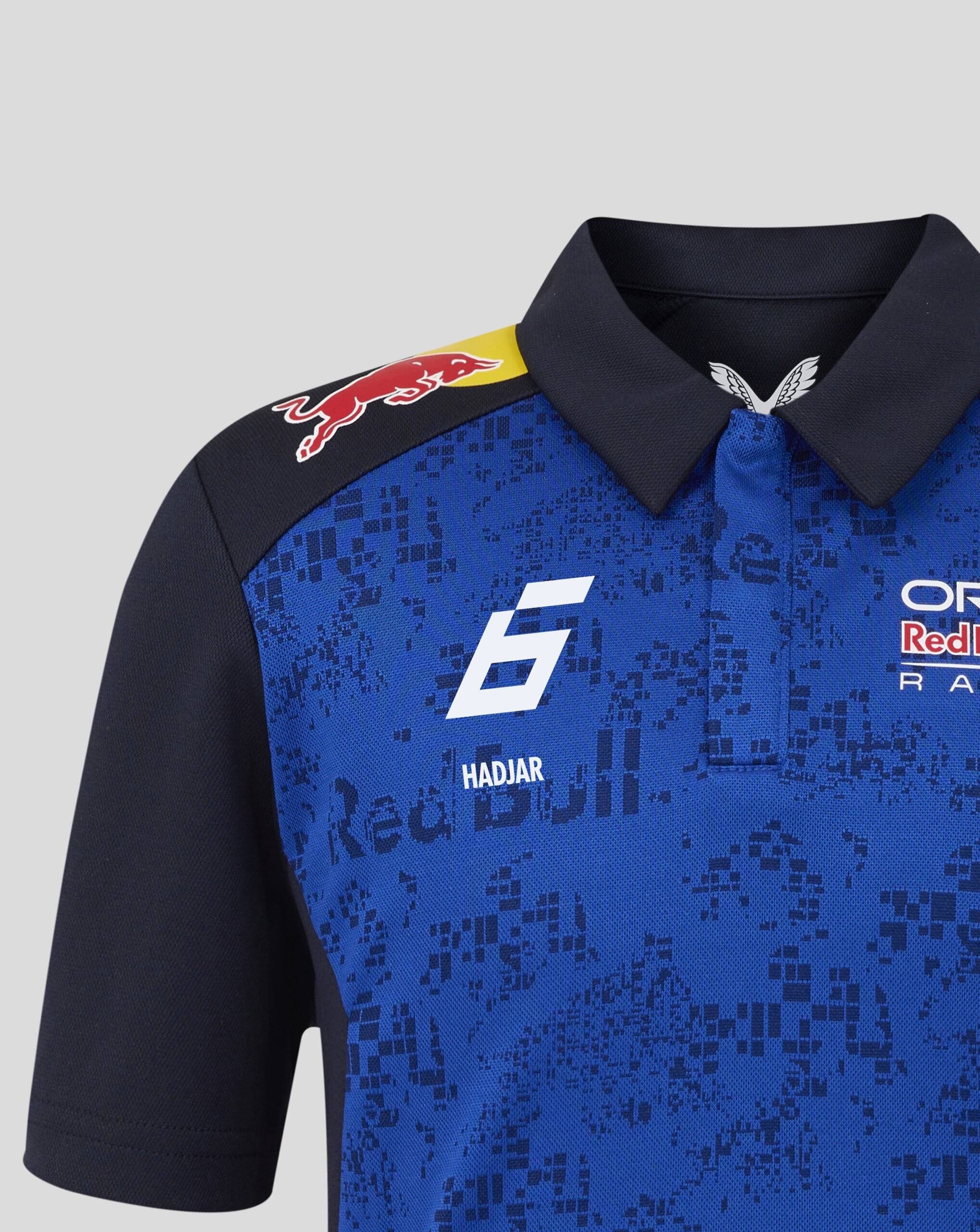 Red Bull Racing F1 Kid's 2026 Isack Hadjar Team Polo- Youth Blue Polos Red Bull Racing 
