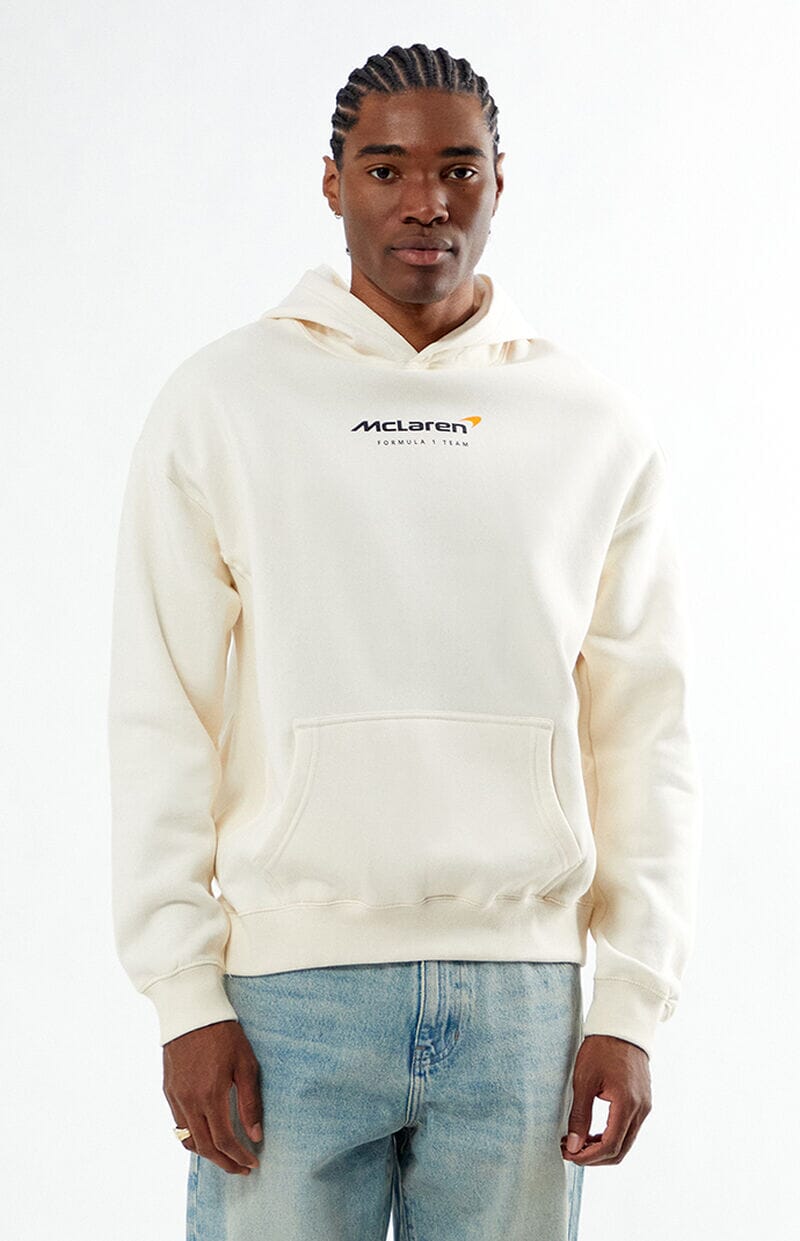 McLaren F1 x Outerstuff Men's Drive Fast Hoodie - Off White Hoodies McLaren-Castore 