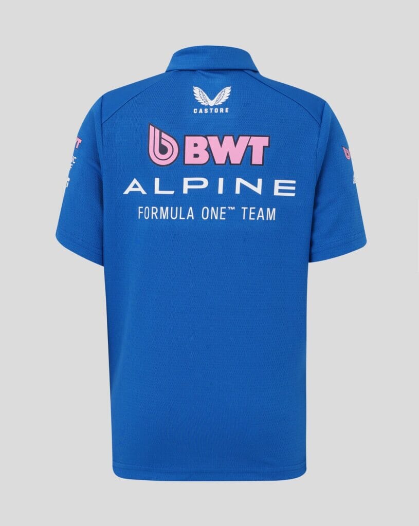 Alpine Racing F1 2026 Kids Team Polo Shirt - Youth Lapis Blue Polos Alpine 