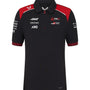 Haas Racing F1 2026 Kids Team Polo Shirt - Youth Black Polos Haas F1 Racing Team 