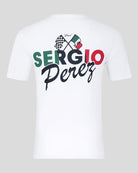 Red Bull Racing F1 Sergio "Checo" Perez Flag T-Shirt - White/Navy T-shirts Red Bull Racing 