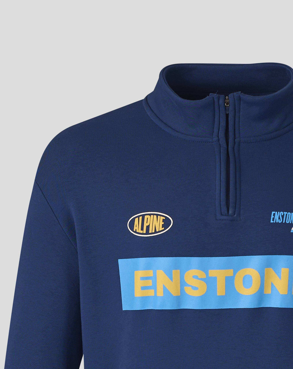 Alpine Racing F1 Classic Enstone 1/4 Zip Sweatshirt - Blue Sweatshirts Alpine 