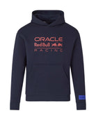 Red Bull Racing F1 Large Front Logo Hoodie - Night Sky/Blue/Grey Marl Hoodies Red Bull Racing XS Navy 