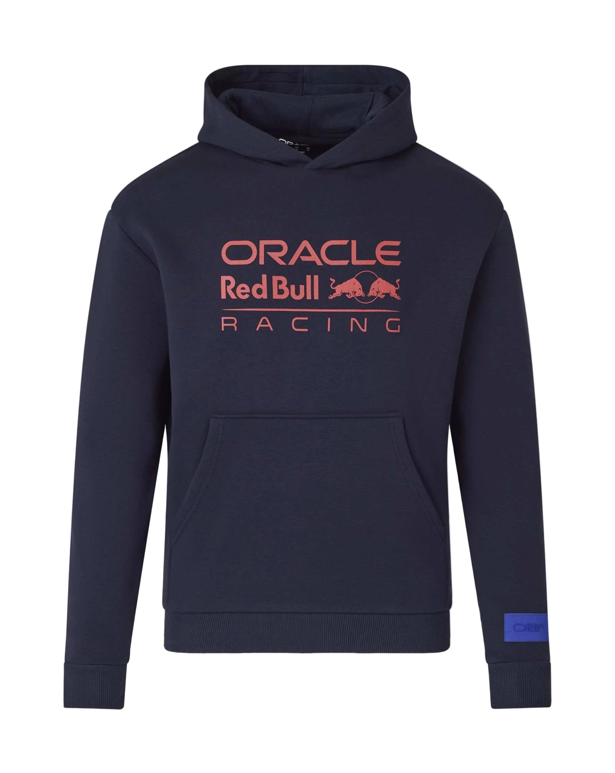 Red Bull Racing F1 Large Front Logo Hoodie - Night Sky/Blue/Grey