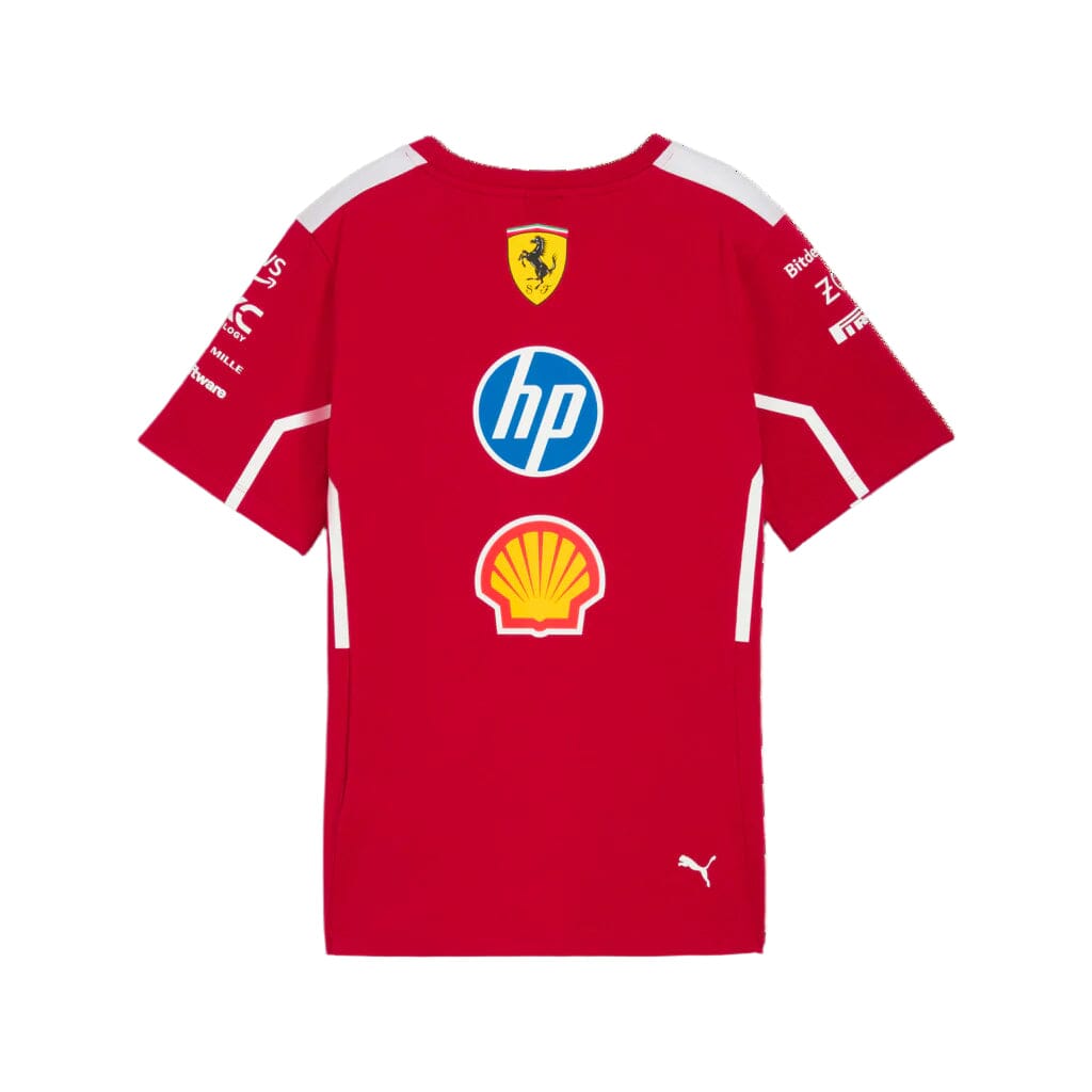 Scuderia Ferrari F1 2025 Men's Team T-Shirt - Dark Cherry T-shirts Scuderia Ferrari 