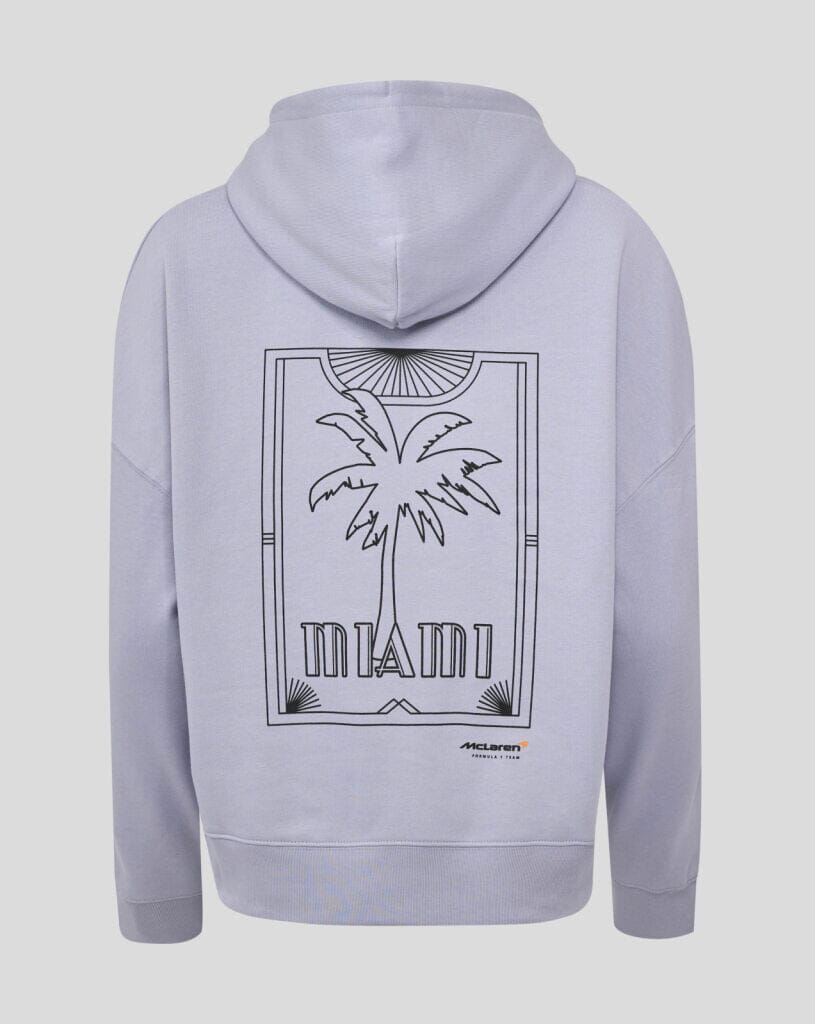 McLaren F1 Women's Miami GP Race Hoodie -Lavender Hoodies McLaren-Castore 