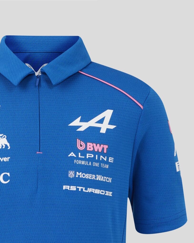 Alpine Racing F1 2026 Kids Team Polo Shirt - Youth Lapis Blue Polos Alpine 