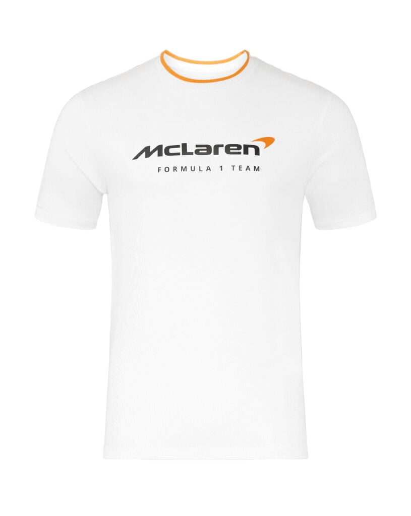 McLaren F1 Men's Core Essentials T-Shirt - White T-shirts McLaren-Castore 