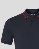 Red Bull Racing F1 Core Logo Polo - Night Sky/Chili Pepper Polos Red Bull Racing 