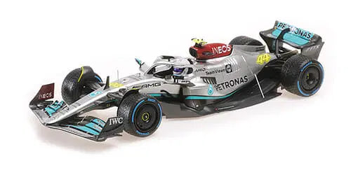 Mercedes AMG F1 W12 E Performance #44 F1 Monaco GP Lewis Hamilton Scale 1:18 with Rain Tires- Minichamps Model Cars Mercedes AMG Petronas 