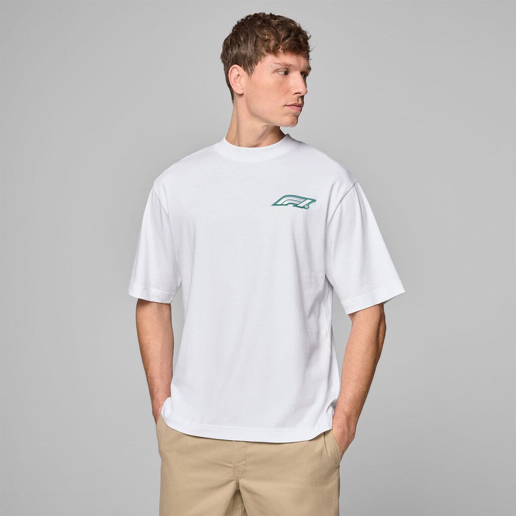 Formula 1 Tech Legacy Graphic T-Shirt - White/Black T-shirts Formula 1 