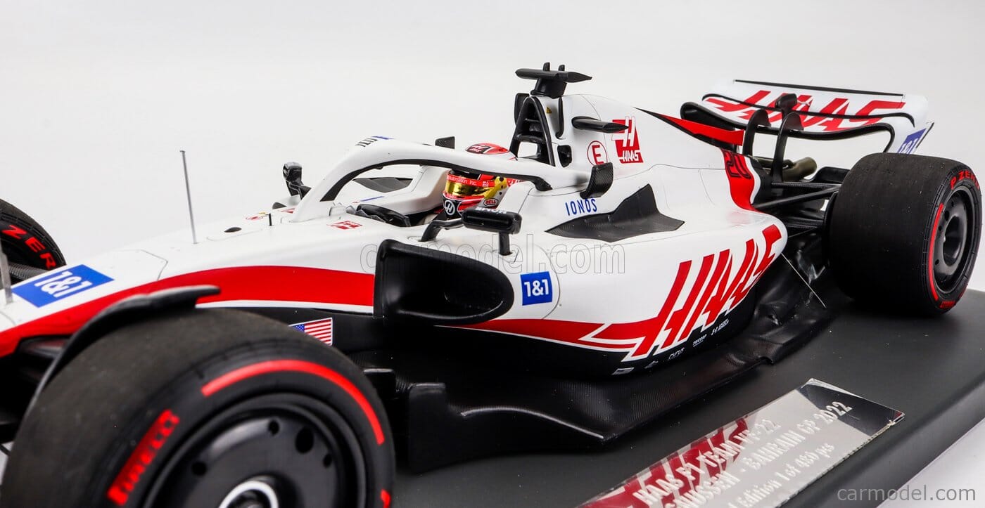 Haas F1 Kevin Magnussen VF-22 Bahrain GP 118 Model Car- Minichamps