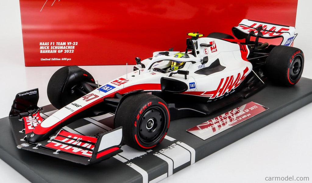 Haas F1 Mick Schumacher VF-22 Bahrain GP 1:18 Model Car- Minichamps Model Cars Haas F1 Racing Team 