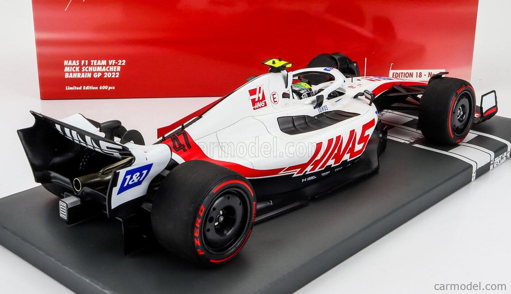 Haas F1 Mick Schumacher VF-22 Bahrain GP 1:18 Model Car- Minichamps Model Cars Haas F1 Racing Team 