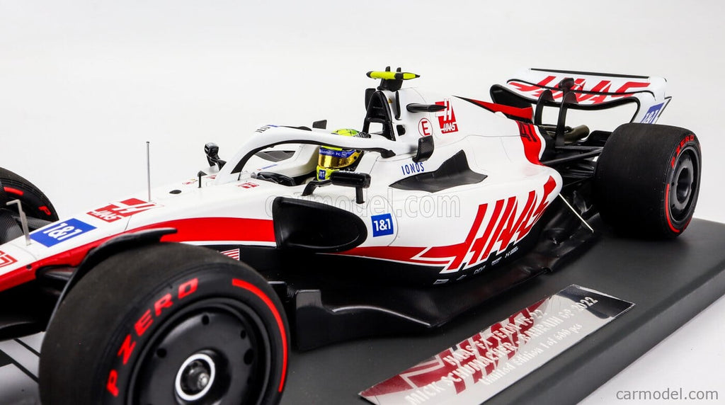 Haas F1 Mick Schumacher VF-22 Bahrain GP 1:18 Model Car- Minichamps Model Cars Haas F1 Racing Team 