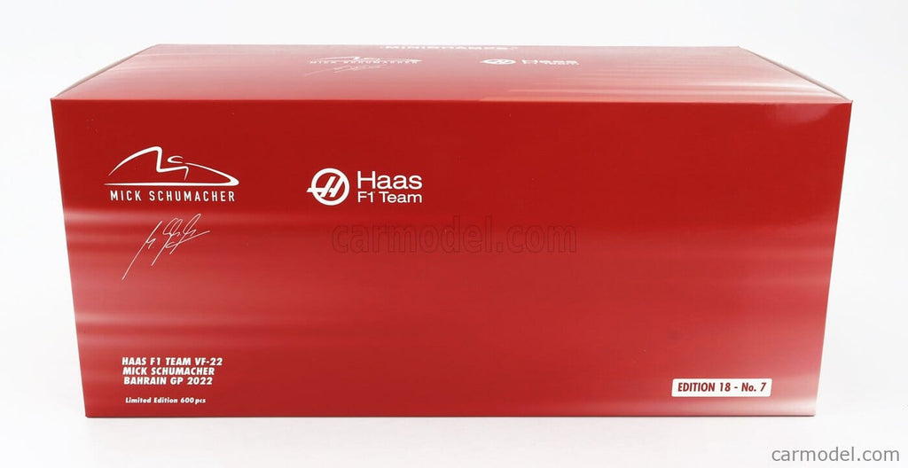 Haas F1 Mick Schumacher VF-22 Bahrain GP 1:18 Model Car- Minichamps Model Cars Haas F1 Racing Team 