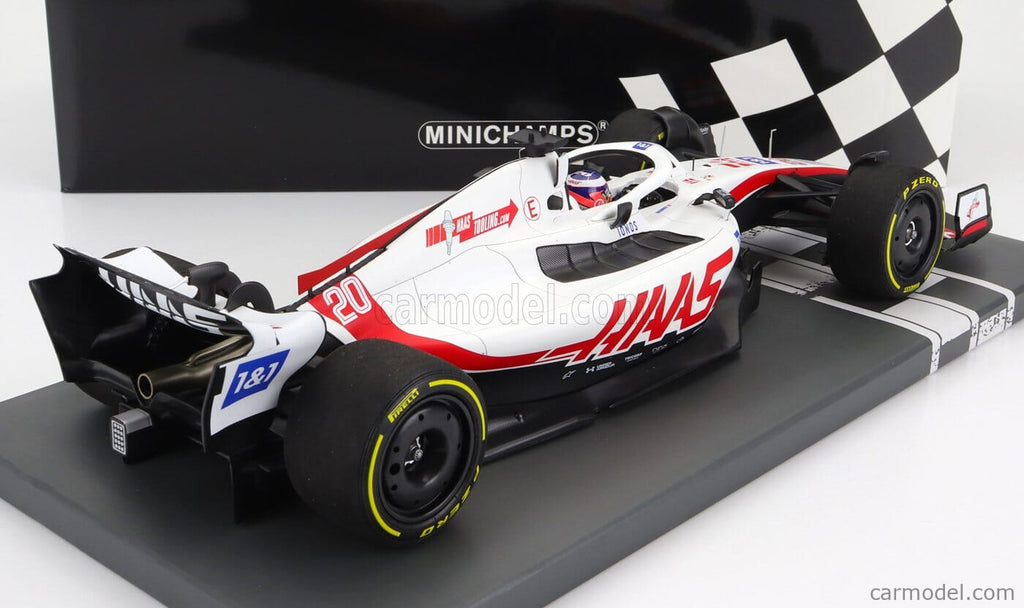 Haas F1 Kevin Magnussen VF-22 Silverstone British GP 1:18 Model Car- Minichamps Model Cars Haas F1 Racing Team 