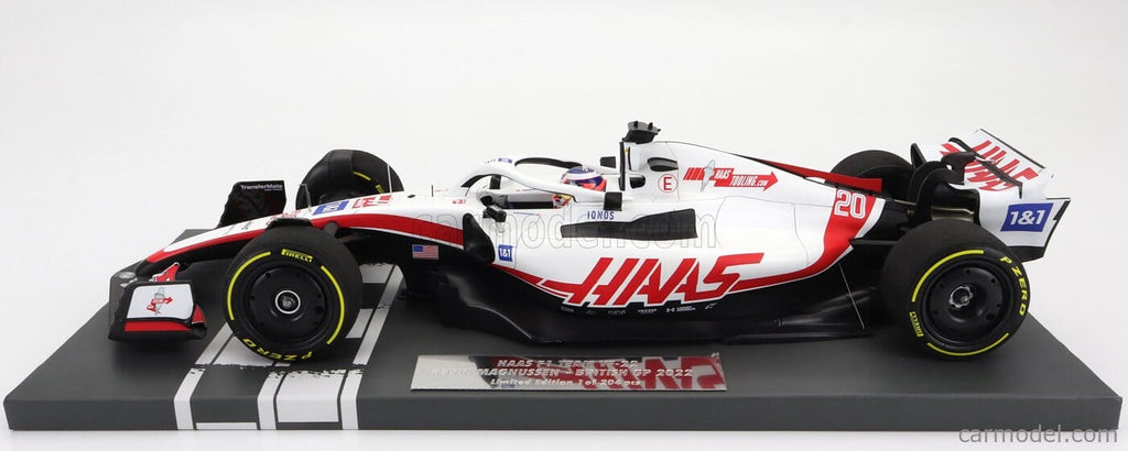 Haas F1 Kevin Magnussen VF-22 Silverstone British GP 1:18 Model Car- Minichamps Model Cars Haas F1 Racing Team 