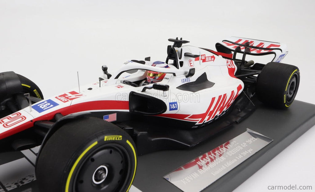 Haas F1 Kevin Magnussen VF-22 Silverstone British GP 1:18 Model Car- Minichamps Model Cars Haas F1 Racing Team 