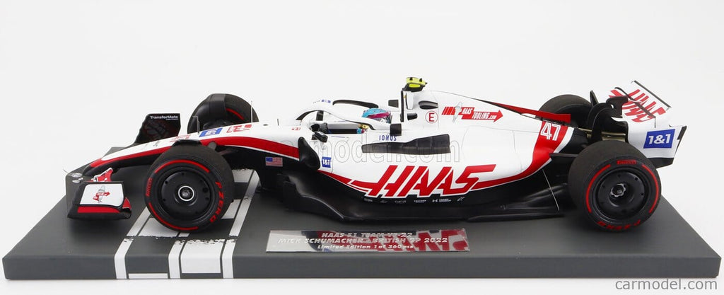Haas F1 Mick Schumacher VF-22 Silverstone British GP 1:18 Model Car- Minichamps Model Cars Haas F1 Racing Team 
