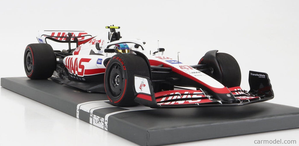 Haas F1 Mick Schumacher VF-22 Silverstone British GP 1:18 Model Car- Minichamps Model Cars Haas F1 Racing Team 