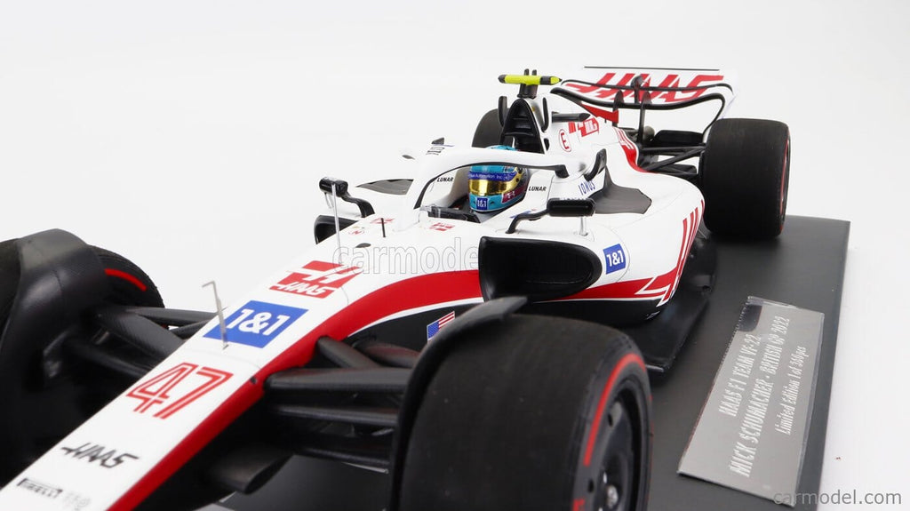 Haas F1 Mick Schumacher VF-22 Silverstone British GP 1:18 Model Car- Minichamps Model Cars Haas F1 Racing Team 