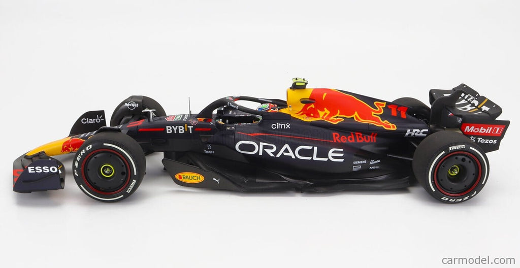 Red Bull Racing F1 Sergio Perez 2nd Place RB18 Belgium GP 1:18 Model Car - Minichamps Model Cars Red Bull Racing 