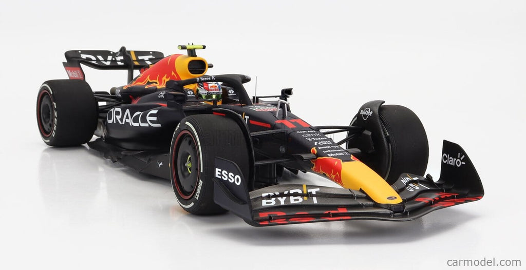 Red Bull Racing F1 Sergio Perez 2nd Place RB18 Belgium GP 1:18 Model Car - Minichamps Model Cars Red Bull Racing 