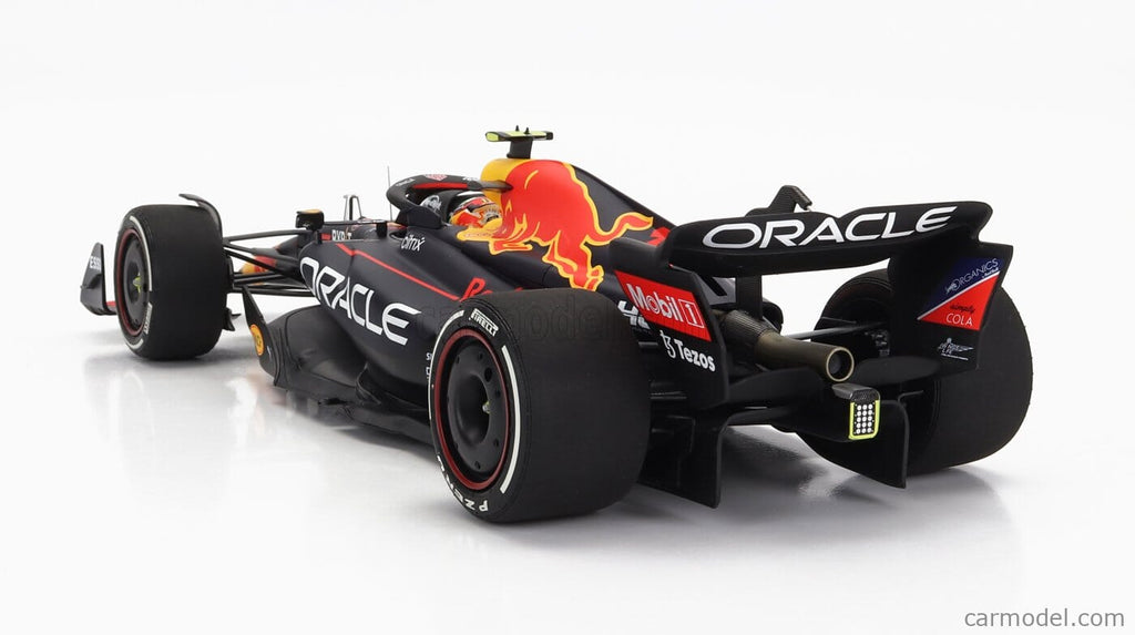 Red Bull Racing F1 Sergio Perez 2nd Place RB18 Belgium GP 1:18 Model Car - Minichamps Model Cars Red Bull Racing 