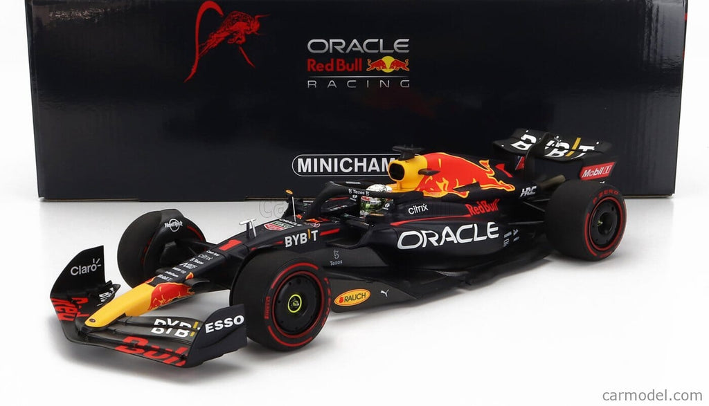 Red Bull Racing F1 Max Verstappen RB18 Hungary GP 1:18 Model Car - Minichamps Model Cars Red Bull Racing 