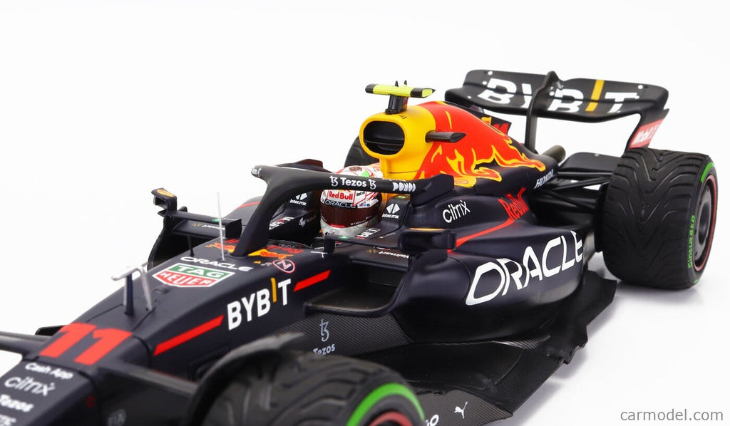 Red Bull Racing F1 Sergio Perez 2nd Place RB18 Japan GP 1:18 Model Car - Minichamps Model Cars Red Bull Racing 