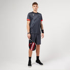 Ducati x Macron Men's Padel T-Shirt - Red/Black T-shirts Ducati 