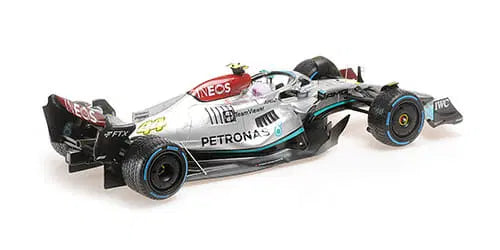 Mercedes AMG F1 W12 E Performance #44 F1 Monaco GP Lewis Hamilton Scale 1:18 with Rain Tires- Minichamps Model Cars Mercedes AMG Petronas 
