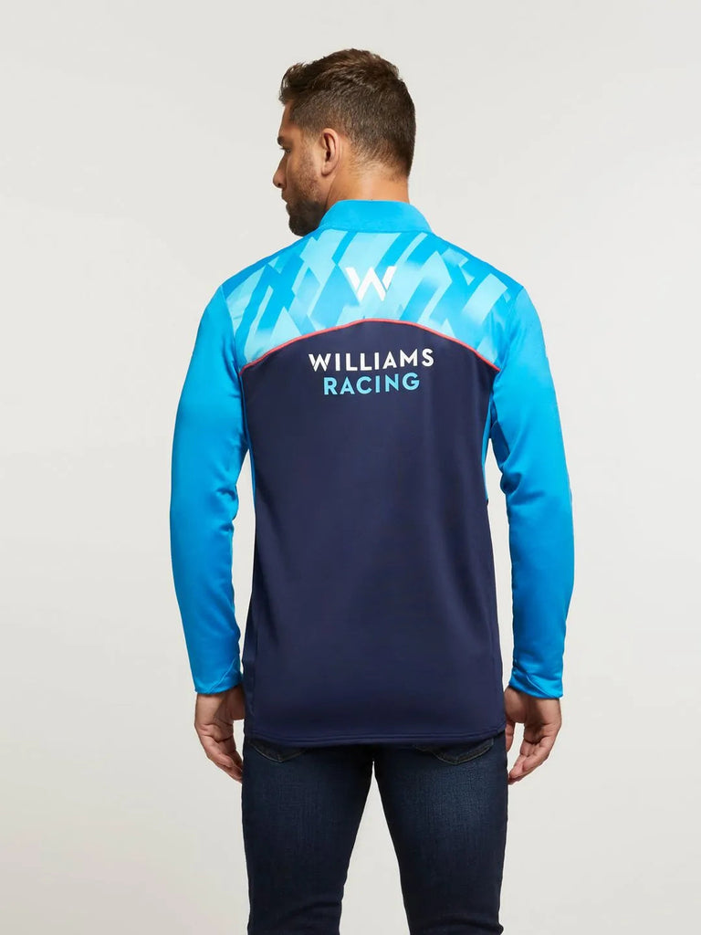 Williams Racing F1 2023 Men's Team Mid Layer Top-Blue Sweatshirt Williams Racing 