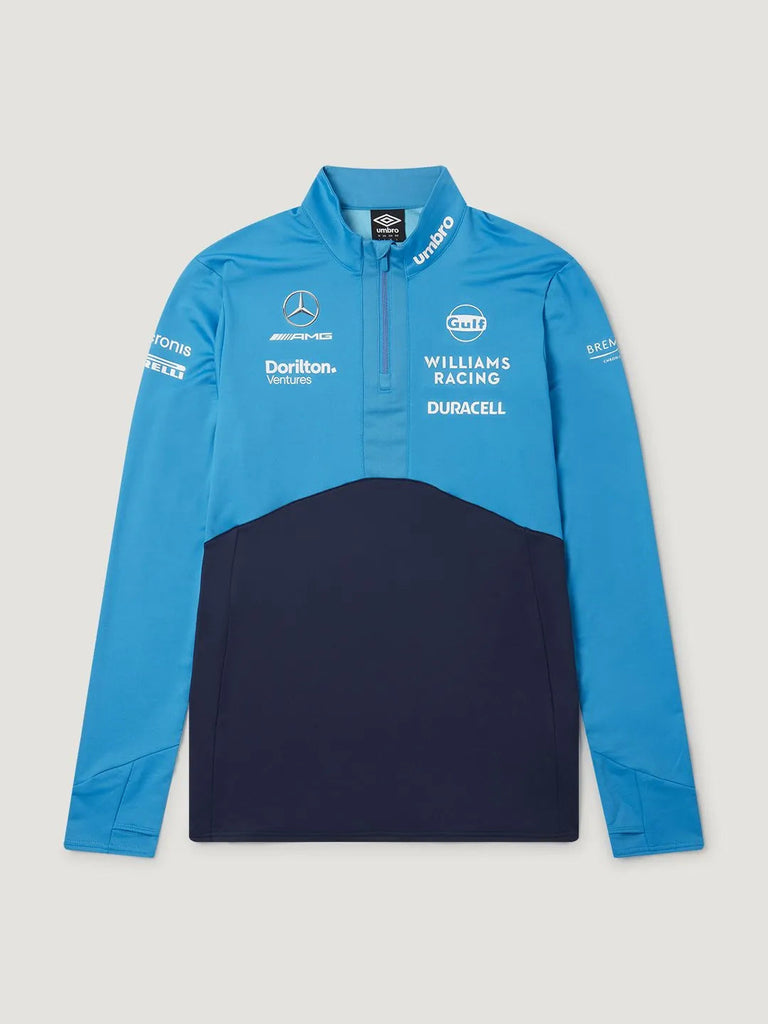 Williams Racing F1 2023 Men's Team Mid Layer Top-Blue Sweatshirt Williams Racing 