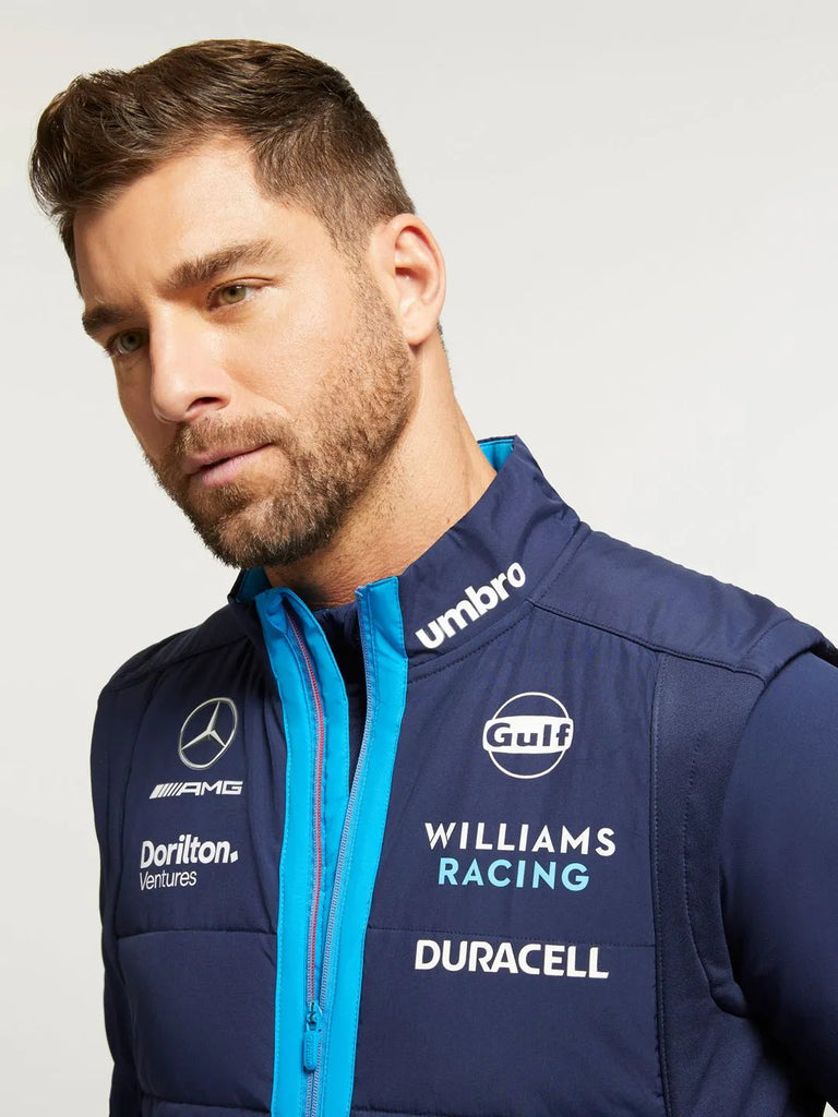 Williams Racing F1 2023 Men's Team Vest -Blue Vest Williams Racing 