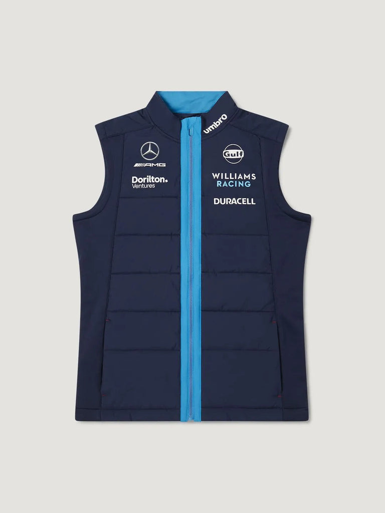 Williams Racing F1 2023 Men's Team Vest -Blue Vest Williams Racing 