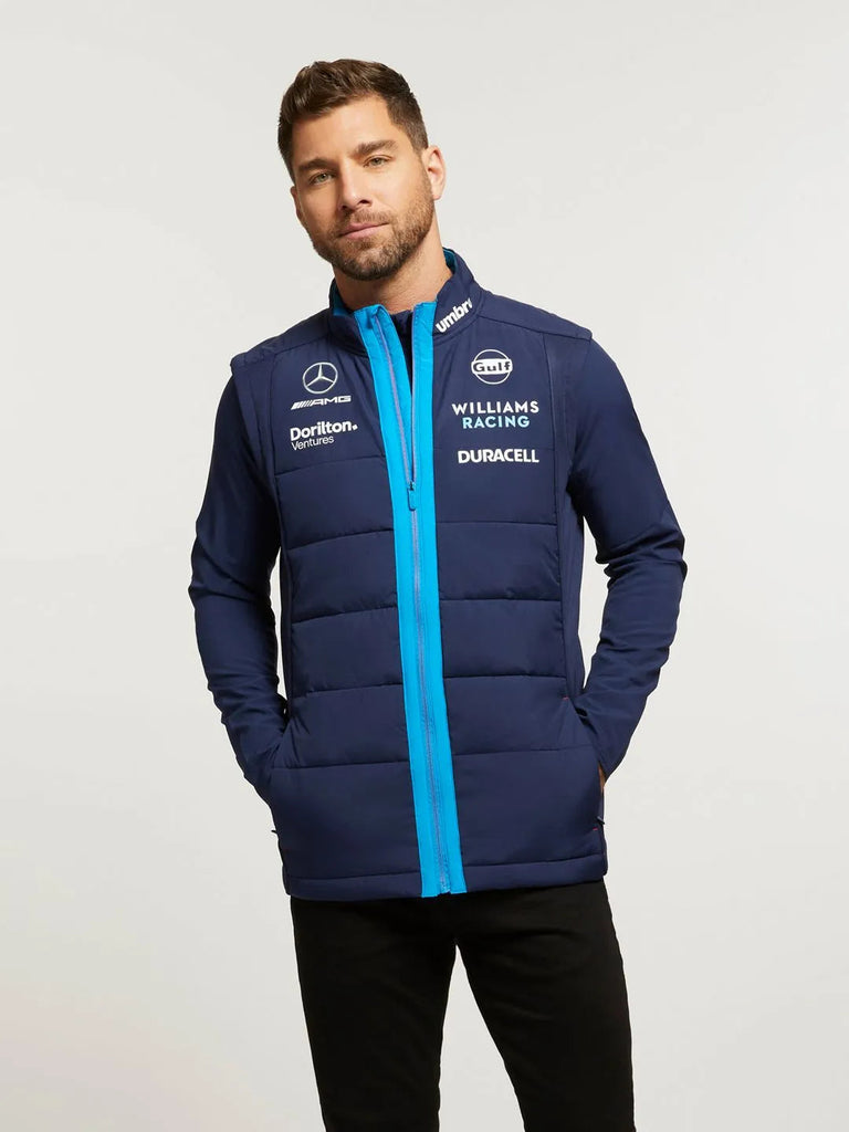 Williams Racing F1 2023 Men's Team Vest -Blue Vest Williams Racing 