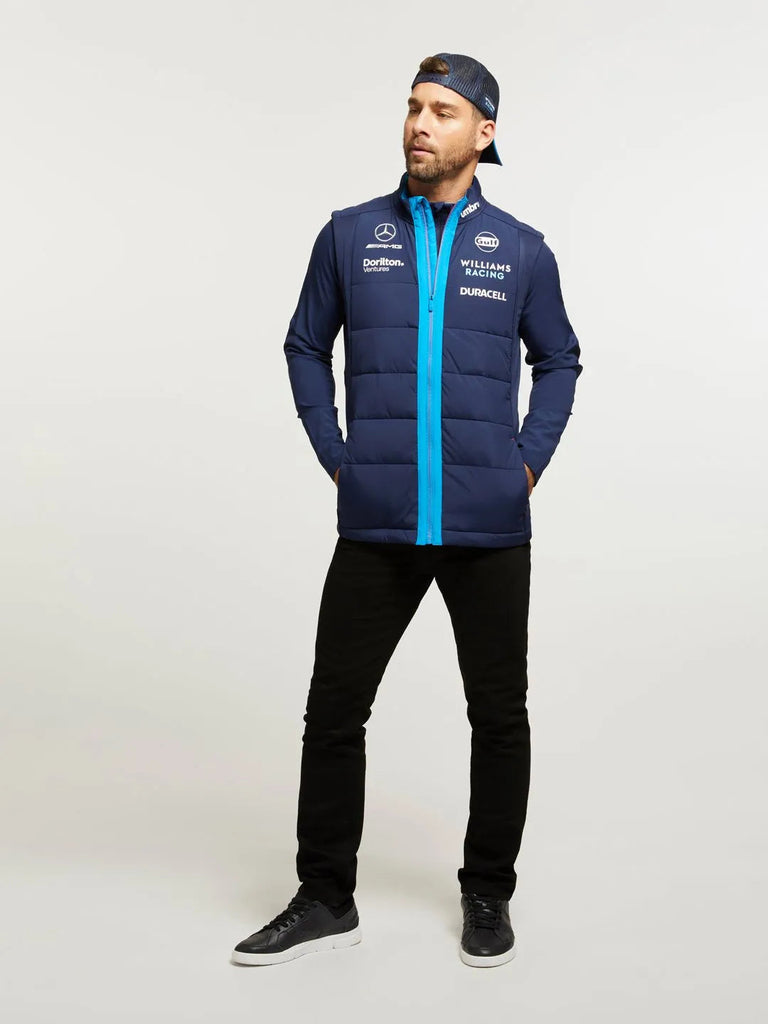 Williams Racing F1 2023 Men's Team Vest -Blue Vest Williams Racing 