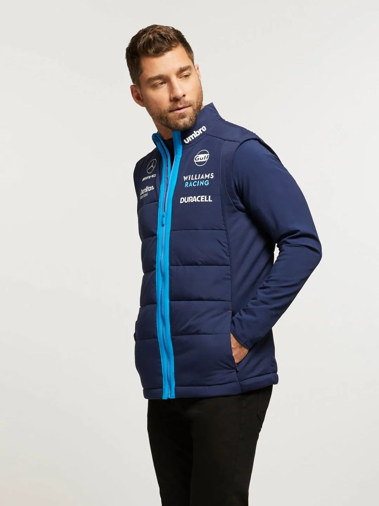 Williams Racing F1 2023 Men's Team Vest -Blue Vest Williams Racing 
