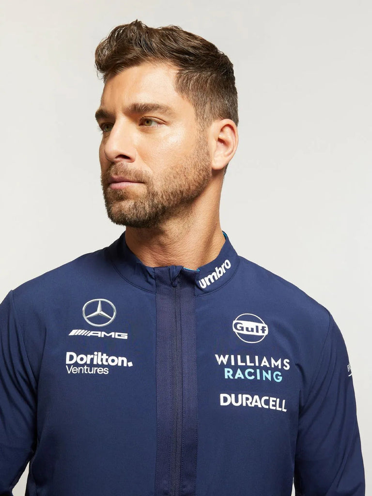 Williams Racing F1 2023 Men's Team Presentation Jacket -Blue Jackets Williams Racing 