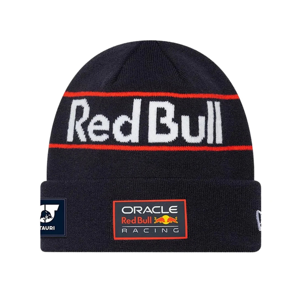 Red Bull Racing F1 New Era Team Max Verstappen Cuff Beanie - Navy Hats Red Bull Racing 